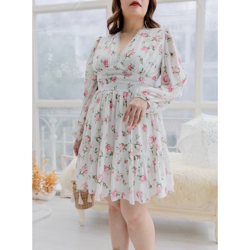 *ปล่อยต่อ* มินิเดรสออกงาน สายหวาน แบรนด์ Lalamer