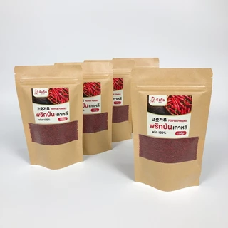 พริกป่นเกาหลี 100g ถุงซิปล็อค KOREA RED PEPPER POWDER พริกทำกิมจิ พริกป่นเกาหลี 고추가루 Gochugaru