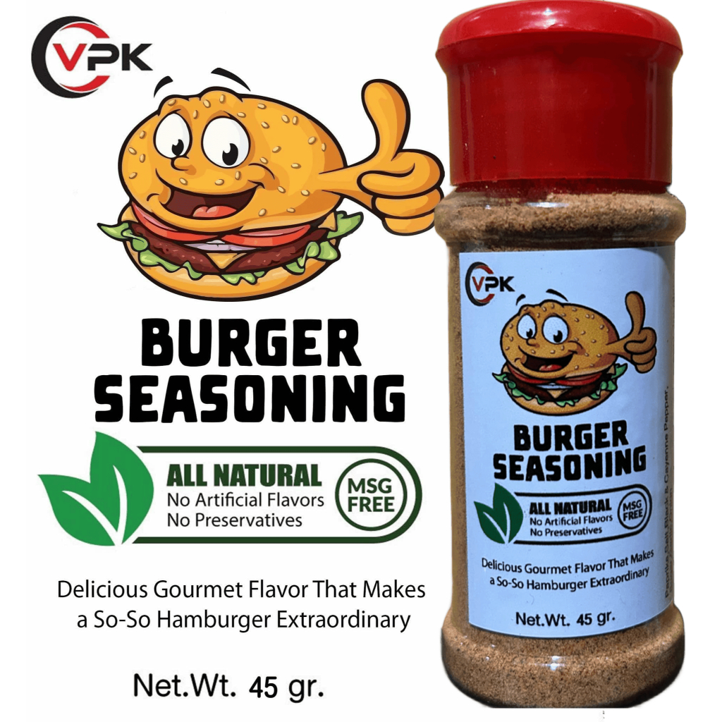Burger Seasoning, Hamburger Seasoning, Sandwich Seasoning, Steak Sandwich Seasoning 45gr-Delicious G
