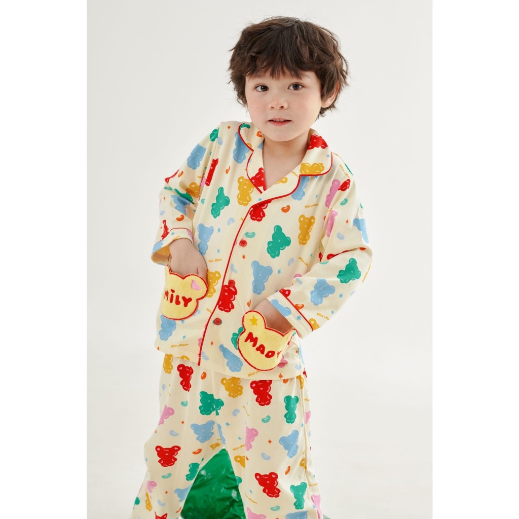 Mily & Mady Jelly Bear Look 3 Pajamas