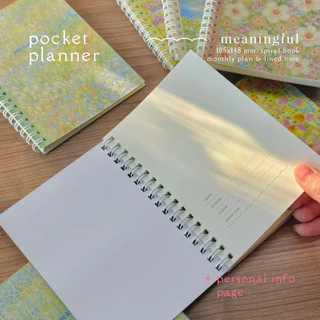 สมุดแพลนเนอร์/สมุดโน้ตพกพา A6 | Little Meaningful Days | เลือกด้านใน: Planner / Lined / Blank / Premium Blank 📓✨