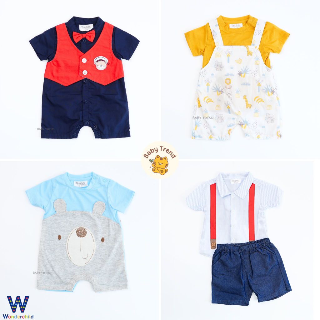 Wonderchild ชุดเซ็ท สำหรับลูกชาย 9-24 เดือน ชุดใส่ไปเที่ยวเด็ก