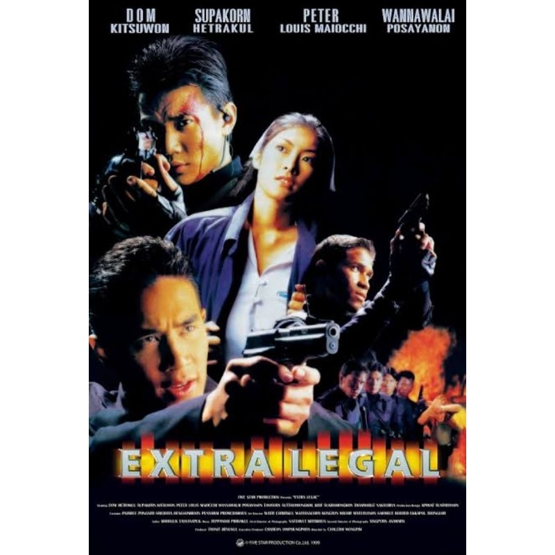 Blu-ray+DVD ซองกระดาษ สกรีนแผ่น Extra Legal (1999) ล่าระเบิดเมือง