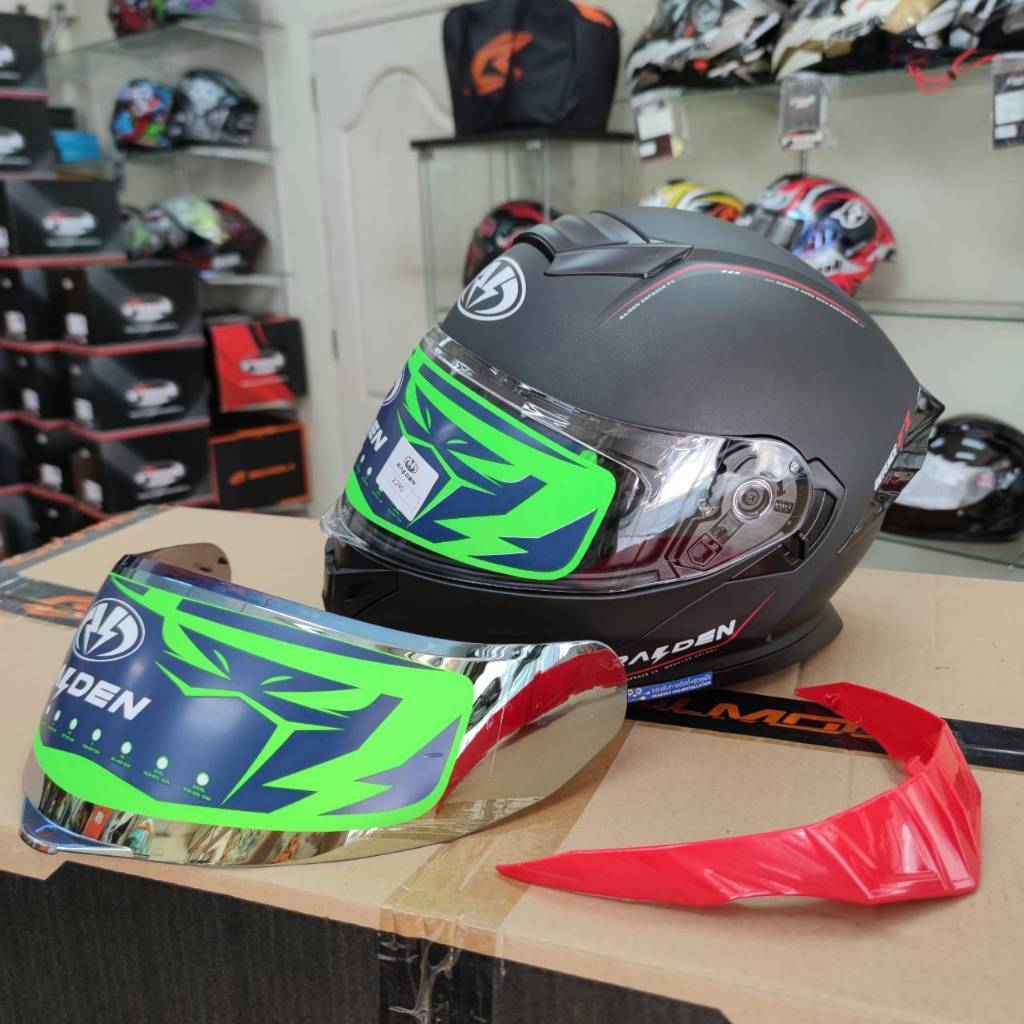 Raiden Defence 2026 หมวกกันน็อคยก แถมชิลด์ปรอท หมวกเปิดคาง Motorcycle Helmet Flip up แว่นกันแดด 2 ชั้น รูปที่ 5