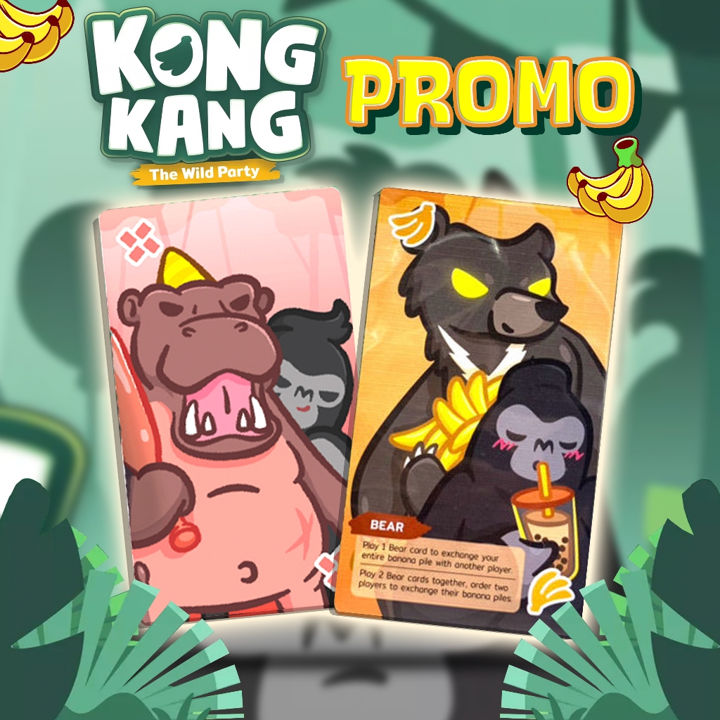 [สินค้าใหม่] KONG KANG คองแคง Promo โปรโมฮิปโป / โปรโมชานมไข่มุก ภาษาไทย [Boardgame]