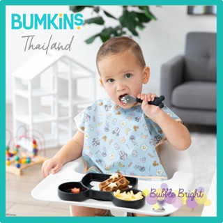 Bumkins ธีม Disney Mickey + Minnie ผ้ากันเปื้อนเด็ก ถุงผ้า M…