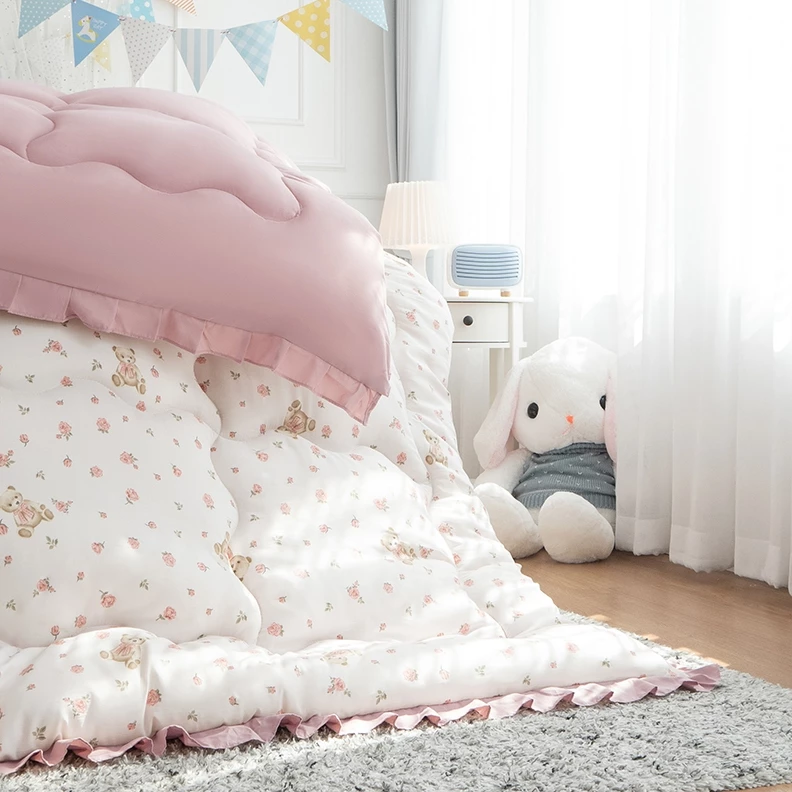 ชุดเครื่องนอน Moly (โมลี่) ครบชุด 6 ชิ้น [ผ้านวม+ผ้าปู+ปลอกหมอน] รุ่น Fluffy Super Soft (หนาฟูนุ่มพิเศษ) thumbnail 5