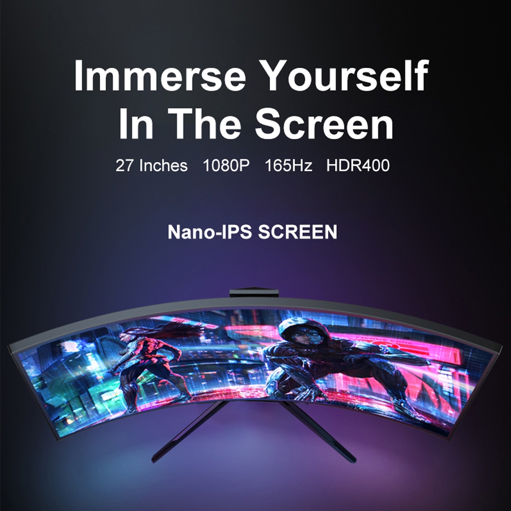 จอมอนิเตอร์ 165HZ จอคอม 27นิ้ว จอเกมมิ่ง LED Gaming monitor จอมอนิเตอร์เกมมิ่ง จอมอนิเตอ (VGA HDMI)