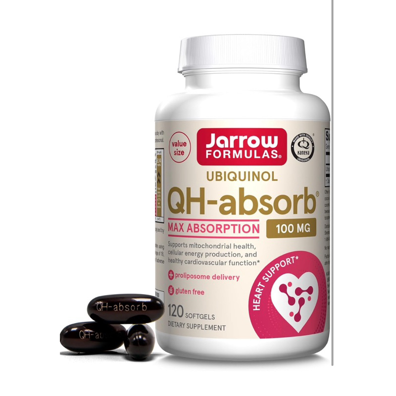 Jarrow Formulas Ubiquinol QH-Absorb, 100 mg, 120softgel
