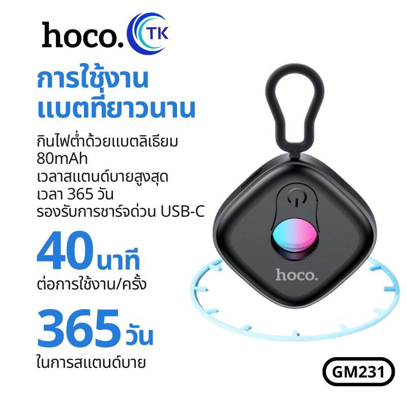กล้องตรวจจับ HOCO GM231 Anti Spy Camera Detecter ระยะตรวจจับ 5 เมตร มีแบตเตอรี่ในตัว