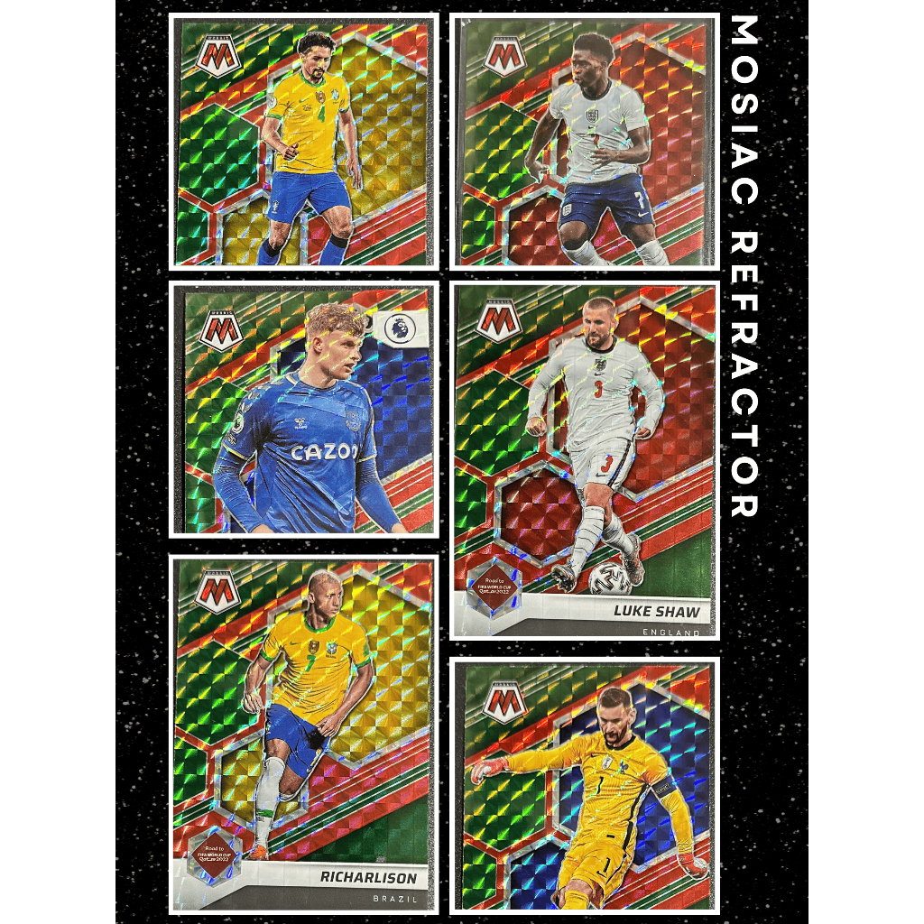 SET MOSAIC GREEN FACTOR : SHAW, LLORIS, ALEXIS, BRANTHWAITE, RICHARLISON, COURTOIS, SAKA