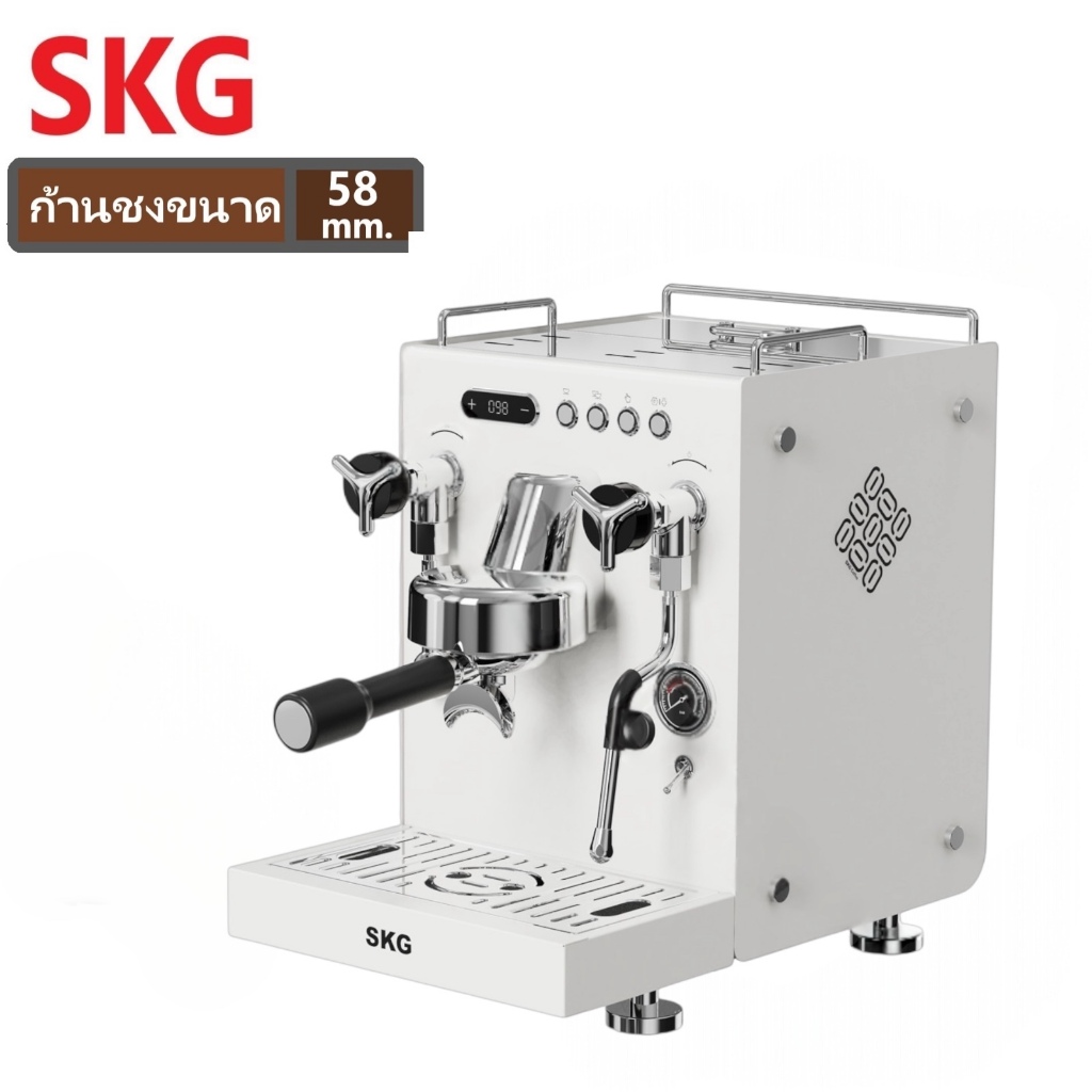 SKG เครื่องชงกาแฟอัตโนมัติ (มีระบบดูดน้ำจากภายนอกเครื่อง) 3000W 1.6 ลิตร รุ่น CRM 3145A