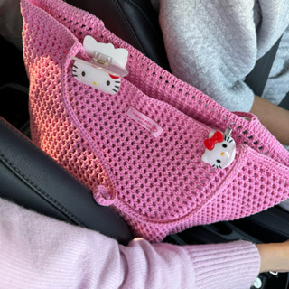 • ᵕ mesh big bag 🍡🌼 กระเป๋าใส่ของใบใหญ่ ใส่ไอเเพดได้หลายเครื…