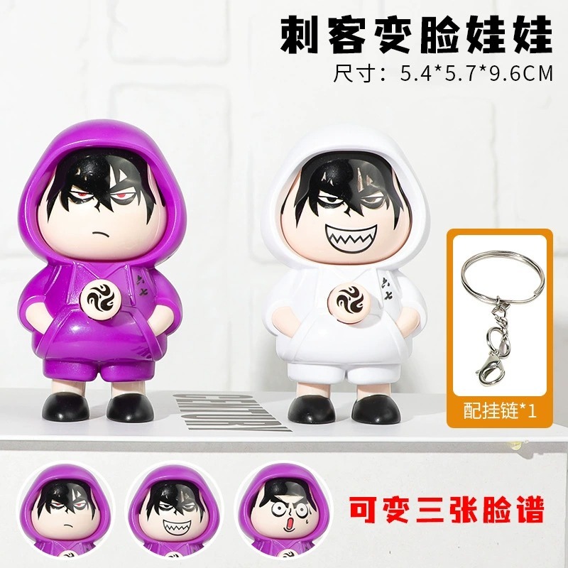 【จัดส่งจากกรุงเทพฯ】นินจา ลาบับ คาปิบารา มี 3 ท่าทาง สูง 10 ซม สามารถใช้เป็นของตกแต่งตั้งโต๊ะ พวงกุญแจ