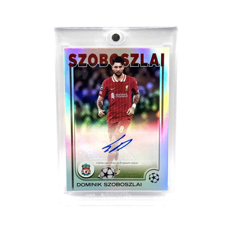 Topps UCC 24/25 Dominik Szoboszlai Liverpool FC Base Autograph