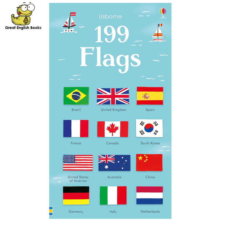 (ใช้โค้ดรับcoinคืน10%ได้) หนังสือบอร์ดบุ๊ค 199 Flags (199 Pictures) Board book