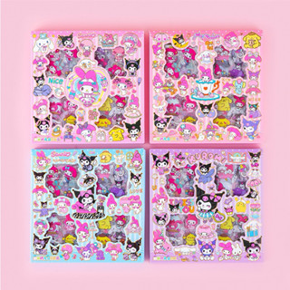 [100ชิ้น] สติ๊กเกอร์ 96-100 แผ่น/กล่อง สติกเกอร์ ไดคัท pvc ก…