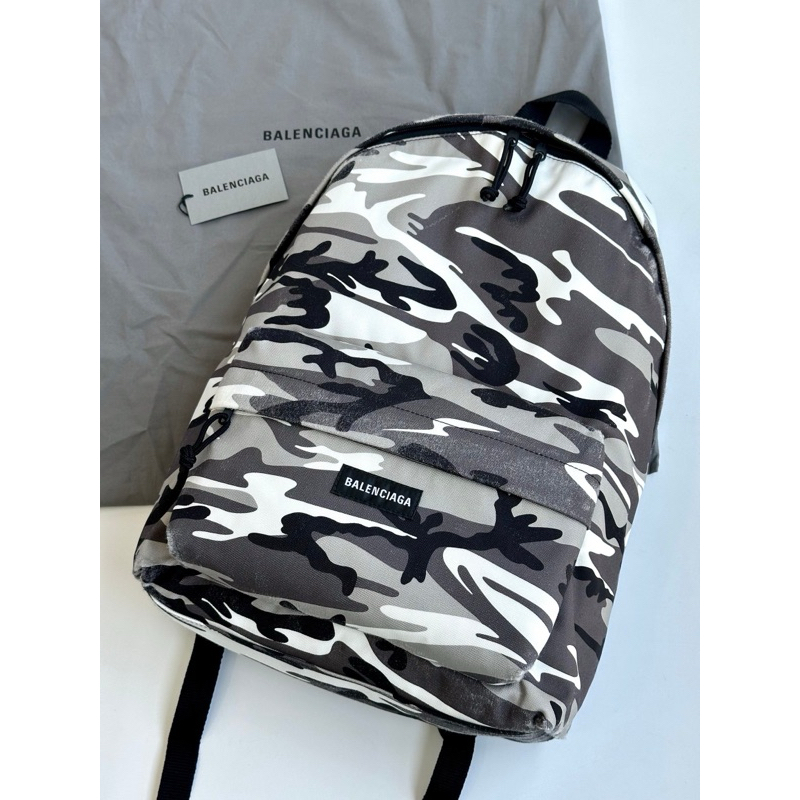 New Balenciaga camo backpack
