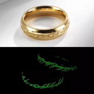 ✨ ส่งไวใน 24 ชม. แหวนประมุข The One Ring สลักภาษาเอล์ฟบนแหวนด้วยเลเซอร์ ไม่ลอก ไม่ดำ แหวนเดอะลอร์ด