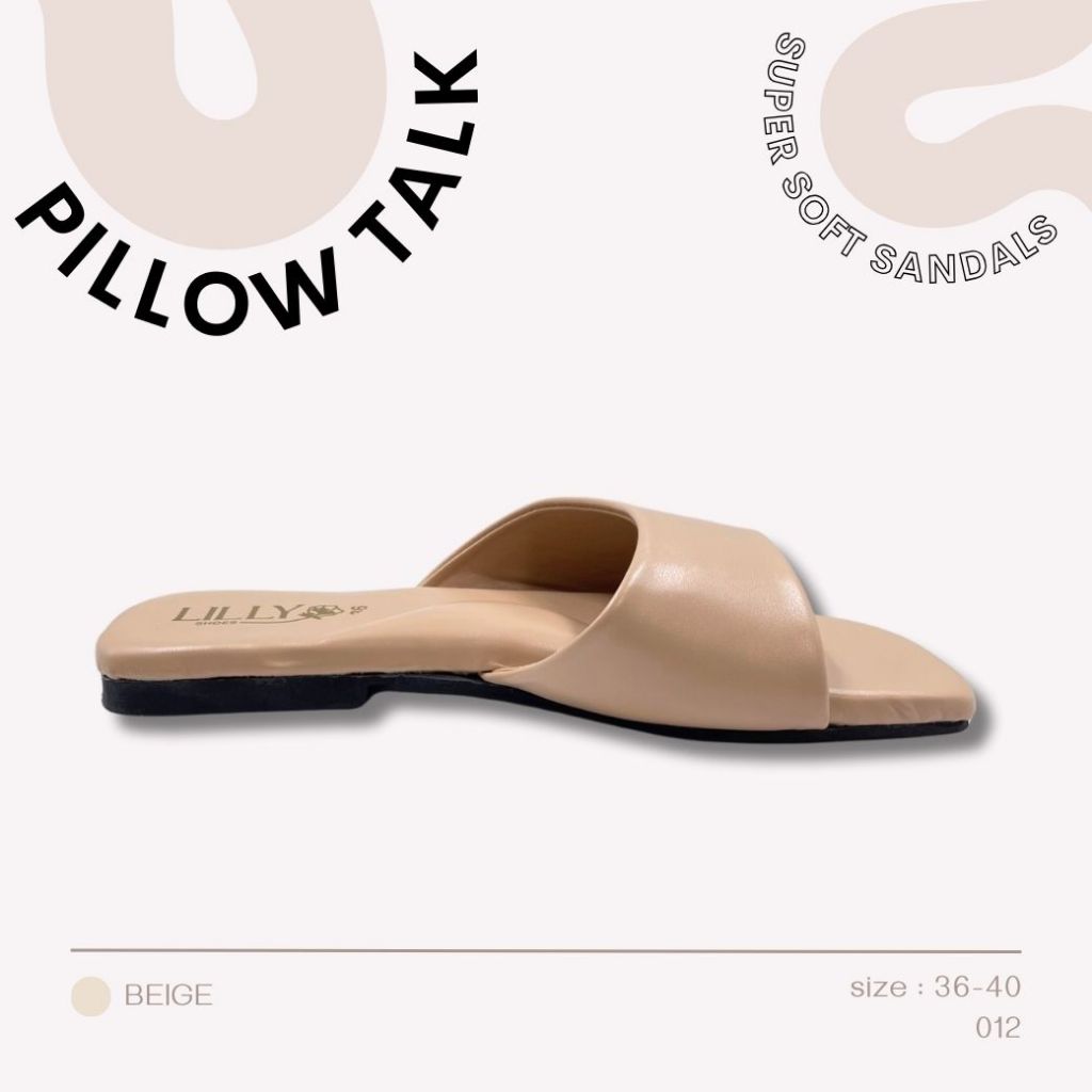 Sharisa Shoes รุ่น PILLOW TALK (012) รองเท้าแตะลูกคุณหนู พื้นนุ่มนิ่มพิเศษ มีฟองน้ำเสริมอุ้งเท้า น้ำหนักเบา ใส่สบาย
