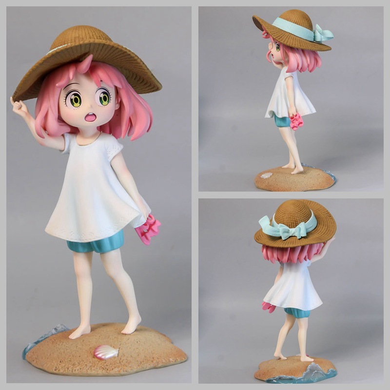 โมเดล Spy House Anya Summer Festival Beach Anya Foger Ornament Model Boxed Action Figure
