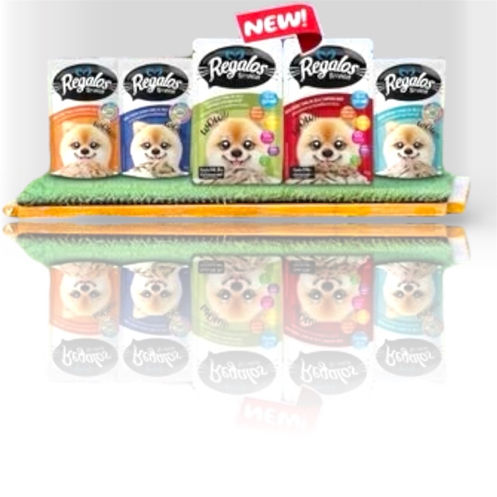 (ยกโหล 12 ซอง) อาหารสุนัขแบบเปียก Regalos รีกาลอส ขนาด 75กรัม