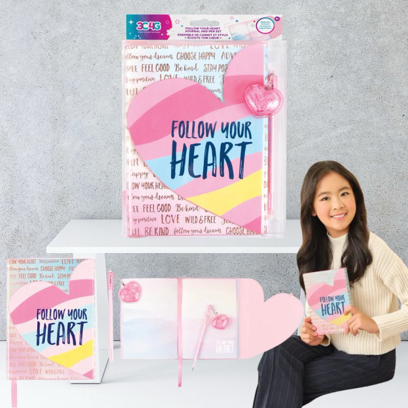 3C4G : Follow Your Heart Journal and Pen Set