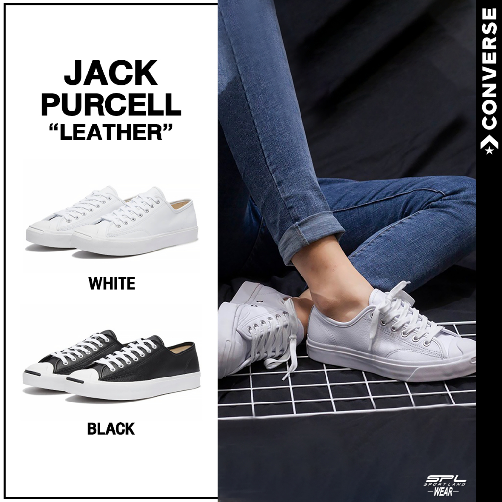 Converse Collection คอนเวิร์ส รองเท้าผ้าใบ รองเท้าลำลอง CR UX JackPurcell LT 164224CBK / 164225CWW (