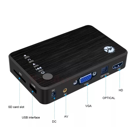 4K Media Player 4k Ultra HD Media Player H.265 VGA USB Disk SD Card ฮาร์ดดิสก์มัลติมีเดีย - รูปที่ 3