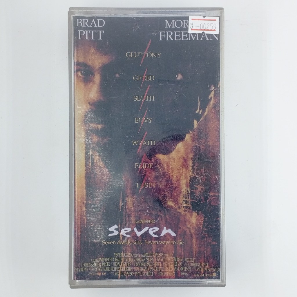 [00259] SEVEN (VHS)(USED) เทปหนัง ม้วนวีดีโอ มือสอง !!