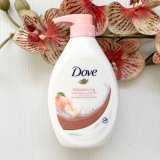 550 ml. ผลิต 05/25 ครีมอาบน้ำ โดฟ รีบาลานซ์ วิท พีช  Dove Re…