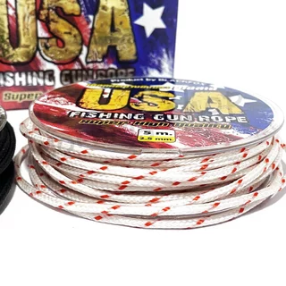 [ส่งในไทย] เชือกมัดยาง ยางปลา USA 2.5 มิล ยาว 5 เมตร