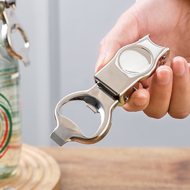 ที่เปิดขวด ที่เปิดฝาขวดอเนกประสงค์ 2in1 สำหรับเปิด ปิดขวดเบียร์ น้ำอัดลม โซดา กระป๋อง Bottle Opener