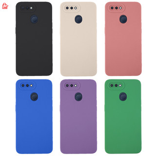 เคส สำหรับ OPPO A12 A5s F9 A7 CPH1909 CPH2083 เคสซิลิโคนนิ่ม กันกล้อง TPU สีพื้น
