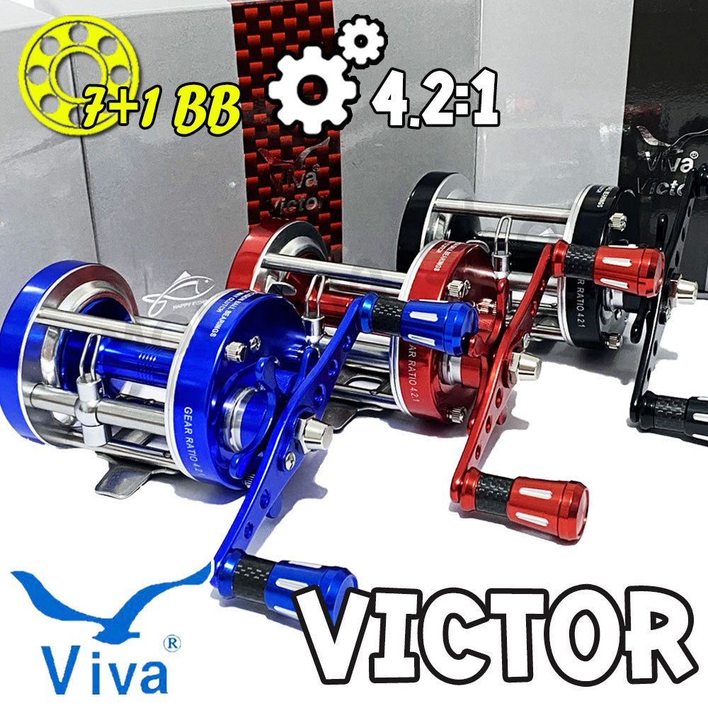 รอกเบส รอกเบท Viva VA Victor 7+1BB ( รุ่นล่าสุด 2025 )