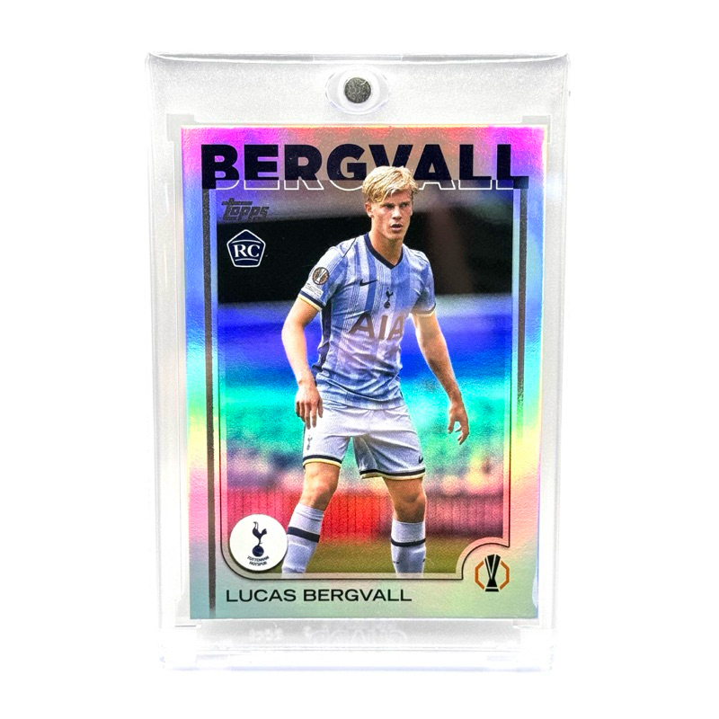 Topps UCC 24/25 Lucas Bergvall Tottenham Hotspur Short Print Variations