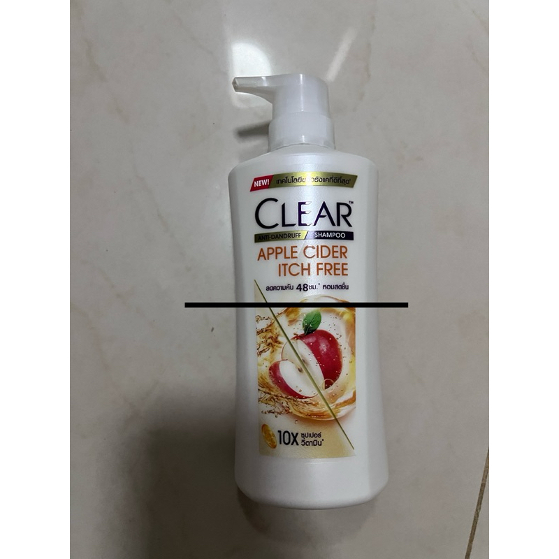 แท้‼️Clear เคียร์ แชมพูขจัดรังแค Apple cider
