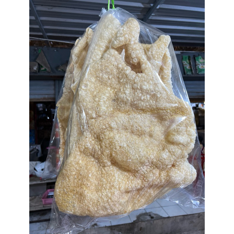 หนังหมูแห้งคุณภาพดี 500 กรัม