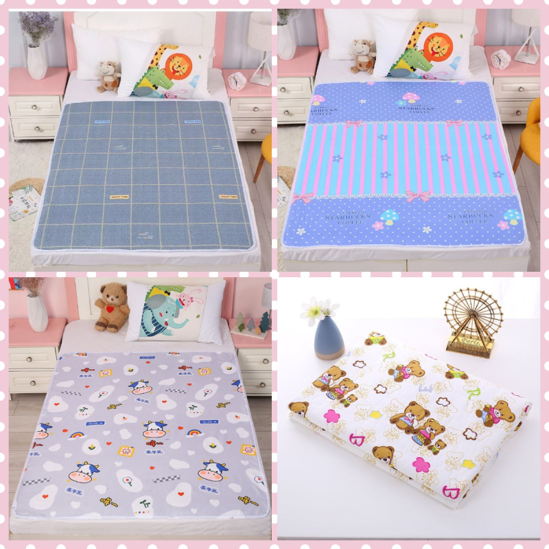 ผ้ายางรองฉี่เด็กแรกเกิด ผ้ารองฉี่3ชั้น ขนาด120x150cm/150x200cm ผ้ารองฉี่ผู้ใหญ่ สำหรับผู้ใหญ่ ผู้สูงอายุ ผู้ป่วยติดเตียง