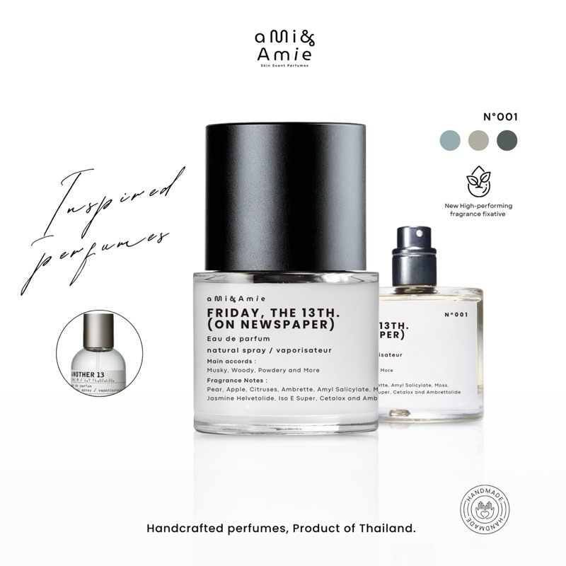 N°001 FRIDAY THE 13TH. (ON NEWSPAPER) (น้ำหอม/Eau de parfum)