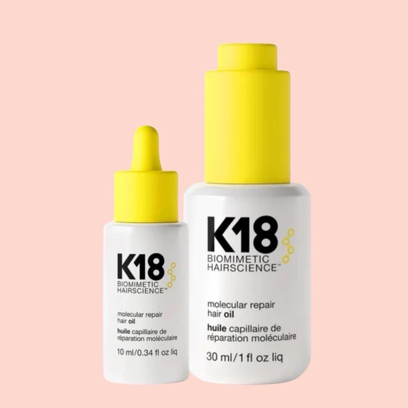 K18 molecular repair hair oil 10 30 ML.ออยบำรุงเส้นผม และ กันความร้อน สำหรับผมเสีย