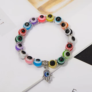 Unicrony • พร้อมส่งกำไลข้อมือดวงตา evil eye lucky ส่งจากไทยมีให้￼เลือกหลายจี้