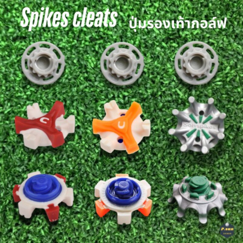 ปุ่มรองเท้ากอล์ฟ 14-20 pcs. spikes cleats golf shoes  fast twist slim-lok insert system มีส่งด่วน express derivery