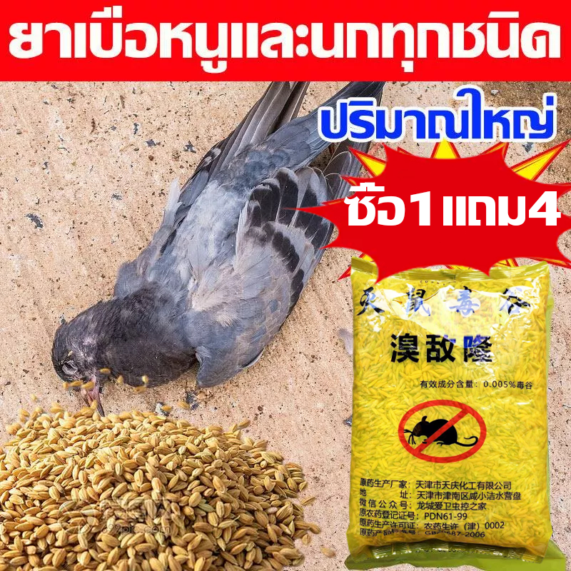 🎁ซื้อ100gแถม400g🎁 ยาเบื่อนก ไล่นกพิราบ นำเข้าจากอเมริกาเหยื่อกำจัดนกวัน กันฝน กันแดด เหยื่อกำจัดนกพิราบ ยากำจัดนกพิราบ
