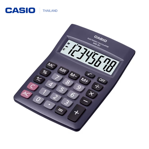 เครื่องคิดเลข CASIO MW-8V-BK 8 หลัก (สีดำ)