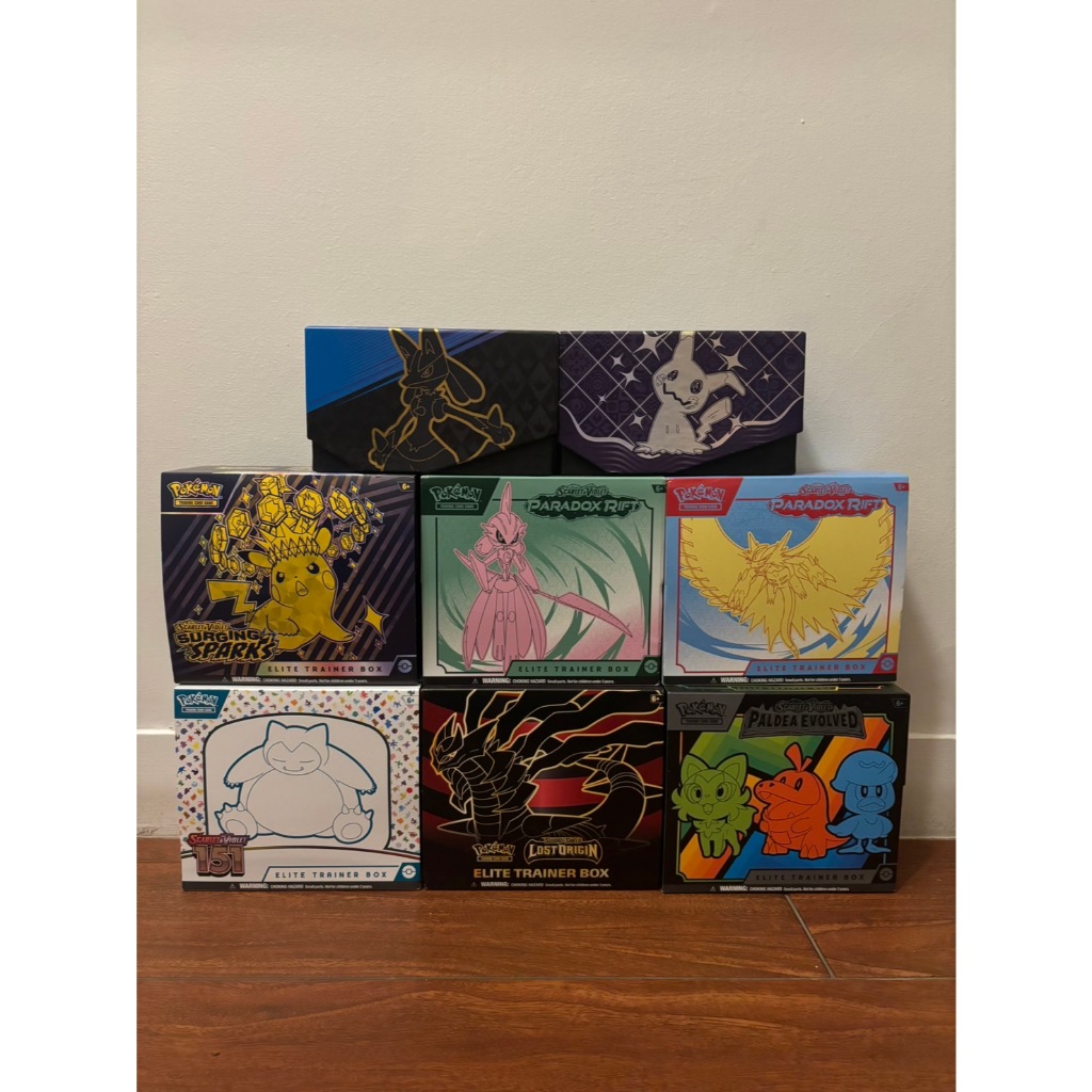 Empty Pokemon Elite Trainer Box [ETB] กล่องเปล่า