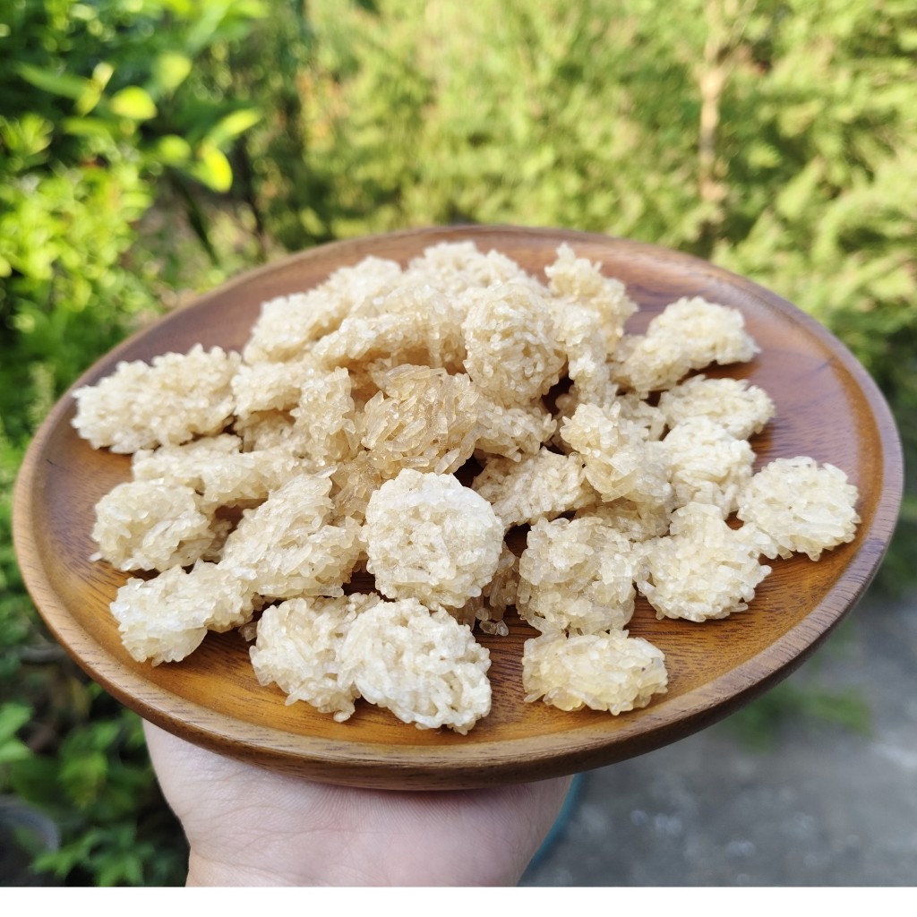 ข้าวแต๋นน้ำลำไย แบบดิบ ขนาดเล็ก  แพค 260 กรัม