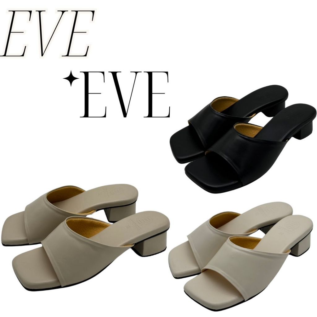 Favorite.shoes _Eve _ (FS10)รองเท้าส้นสูง 1.8 นิ้ว size 36-45 พื้นนุ่ม ใส่สบาย รองเท้าไซส์ใหญ่