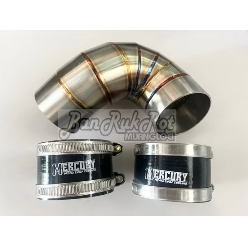 ท่อกรองเลส (แบบหนาอย่างดี) new vespa sprint, prima (s, lx iget)