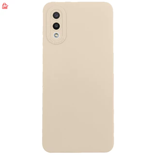 เคส สำหรับ Samsung Galaxy A02 M02 เคสซิลิโคนนิ่ม กันกล้อง TPU สีพื้น